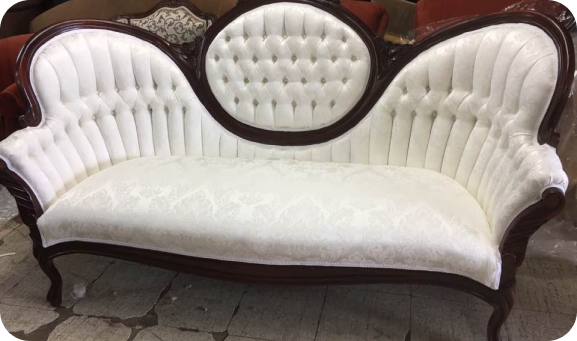 Upholstery Philadelphia after photo of classic reupholstered sofa